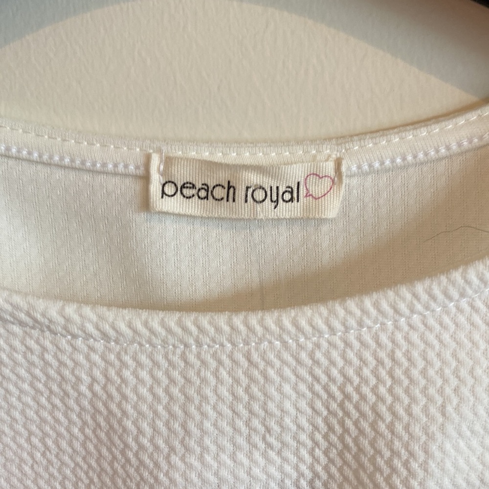PEACH ROYAL CASUAL DRESS - Picture 3 of 4